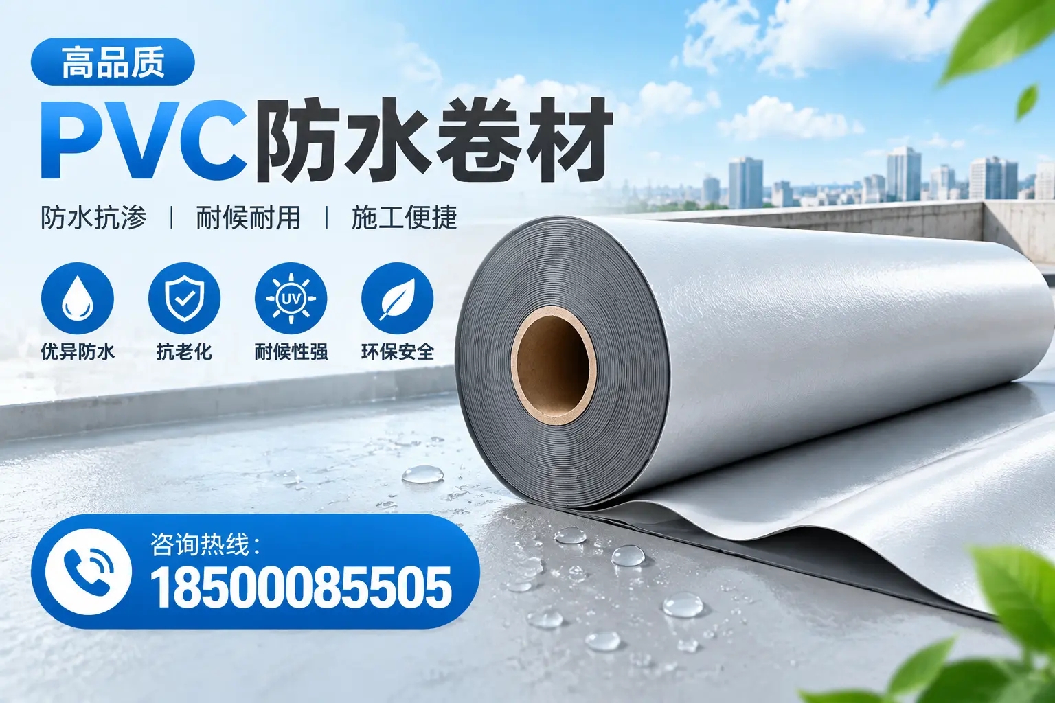 什么是pvc防水卷材?三沙消费者需了解的基础知识
